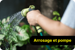 Arrosage - pompe et récupérateur d'eau