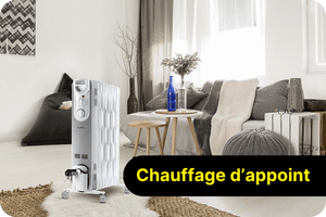 Voir nos produits de chauffage d'appoint &eacute;lectrique, p&eacute;trole et gaz