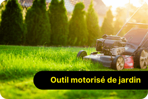 Outil motorisé de jardin