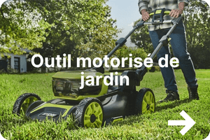Outil motoris&eacute; de jardin