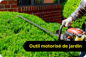 Outil motoris&eacute; de jardin