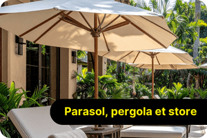Parasol - Pergola - Store - Kiosque