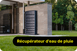 Récupérateur d'eau de pluie et accessoires