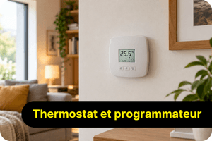 voir nos produits : Thermostat, programmateur et thermom&egrave;tre