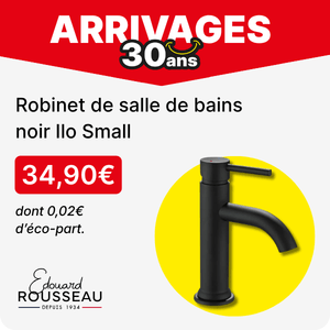Robinet de salle de bains Noir Ilo Small - EDOUARD ROUSSEAU