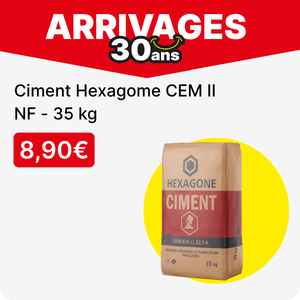 Ciment Hexagome CEM II - NF - 35 kg - VICAT