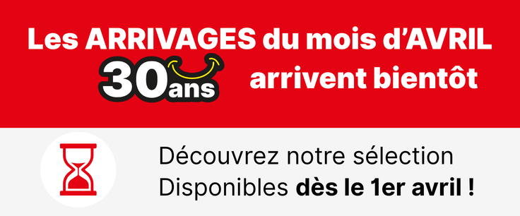 les arrivages d'avril arrivent !
