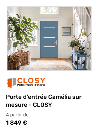 Porte d'entr&eacute;e sur mesure