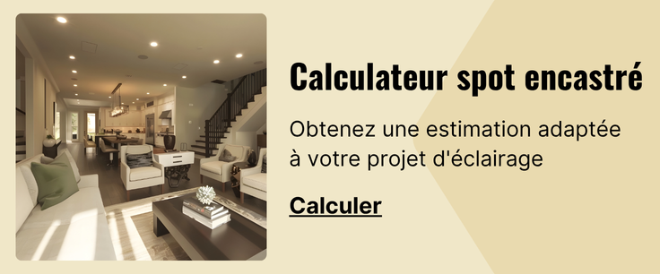 Calculateur spot encastré