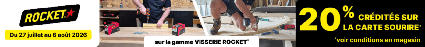  Vis &agrave; bois ou agglom&eacute;r&eacute; Marque ROCKET