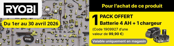 Offre RYOBI ONE PLUS