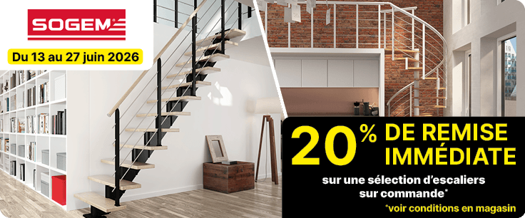 offre sogem juin 2026 remise sur les escaliers sur commande