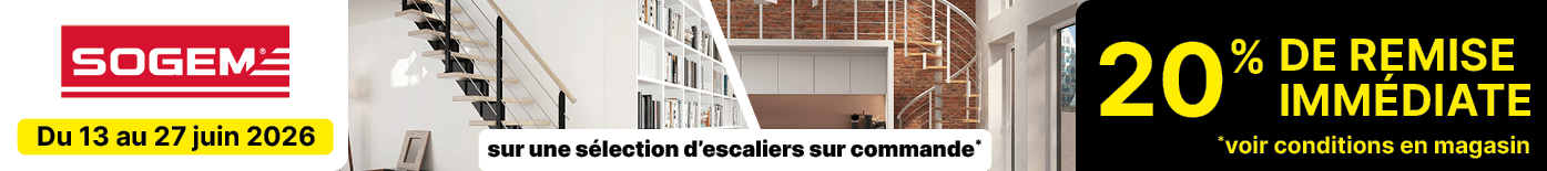 offre sogem juin 2026 remise sur les escaliers sur commande