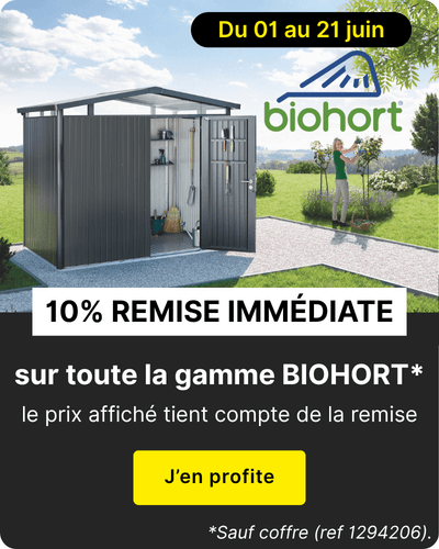 remise 10% sur les abris BIOHORT
