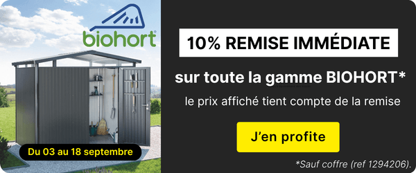 10% de remise imm&eacute;diate sur une s&eacute;lection de produits de la marque BIOHORT > voir les produits