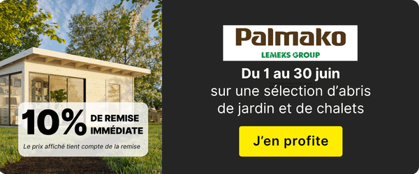 remise 10% sur une s&eacute;lection PALMAKO
