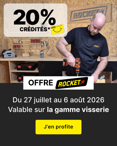 offre promo rocket 20% cr&eacute;dit&eacute;s sur la carte fid&eacute;lit&eacute; du 27 juillet au 6 ao&ucirc;t 2026