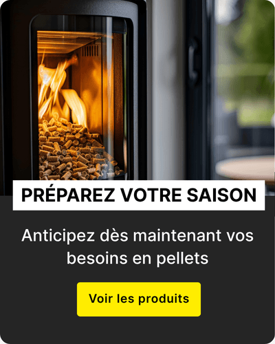 pr&eacute;parez votre saison et anticipez d&egrave;s maintenant vos besoins en pellets, d&eacute;couvrez nos produits