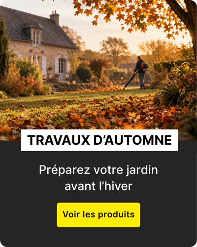 d&eacute;couvrez nos produits pour pr&eacute;parez votre jardin avant l'hiver : travaux d'automne et bucheronnage