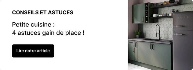 Petite cuisine : 4 astuces gain de place !