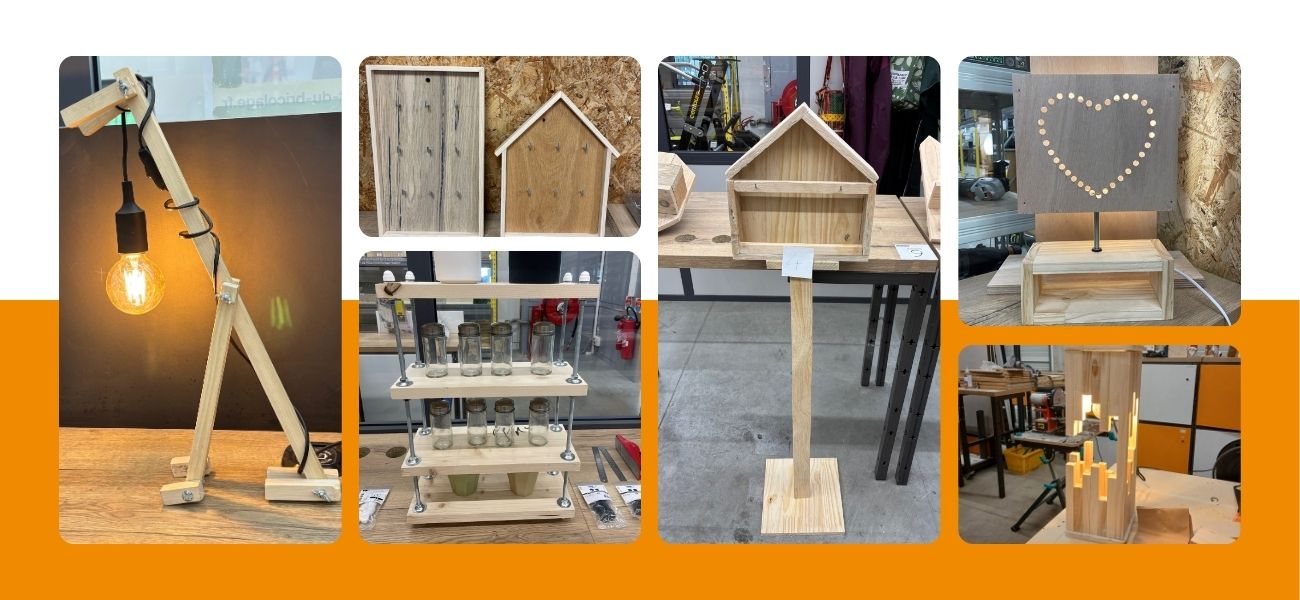 Vos cr&eacute;ations des ateliers &agrave; l'Entrep&ocirc;t du Bricolage