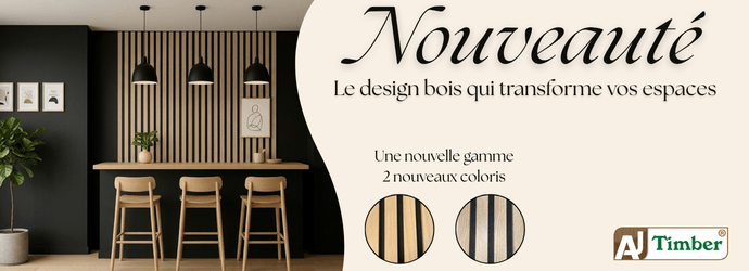 Panneau acoustique d&eacute;coratif Ecowall Acoustic AJ TIMBER