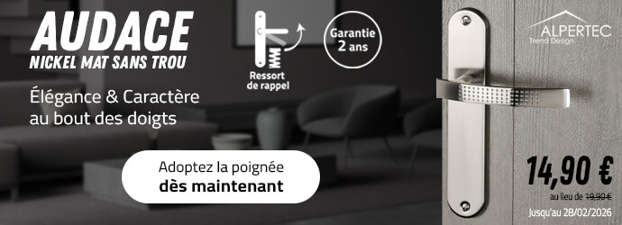 Poign&eacute;es de porte Audace -Marque ALPERTEC