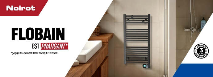 Sèche serviette Flobain2 marque NOIROT en PROMO