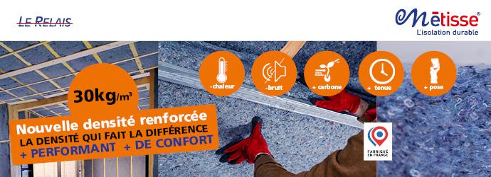 Panneau laine de coton METISSE