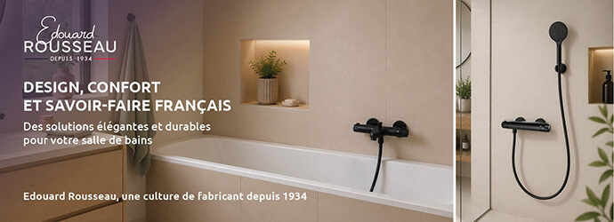 Robinetterie de salle de bains rousseau en offre promo