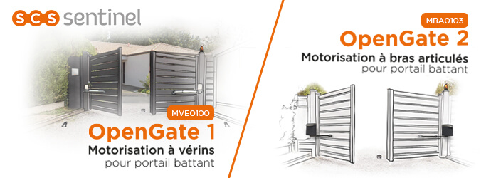 Motorisation de portail, volet et porte de garage SCS SENTINEL