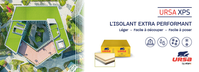 Panneau de polystyrène extrudé marque URSA en offre promo