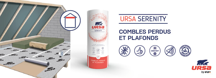 Découvrez l'isolation SERENITY de la marque URSA en opération 30 ans jusqu'au 15 novembre 2026