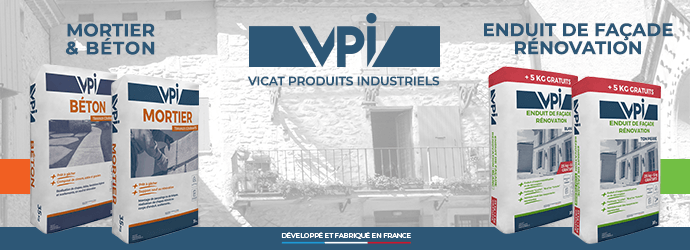 B&eacute;ton, ciment, mortier et poudres - Sables marque VPI
