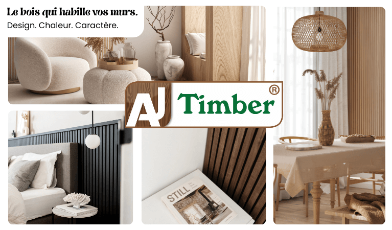 Marque AJ TIMBER Panneaux muraux décoratifs