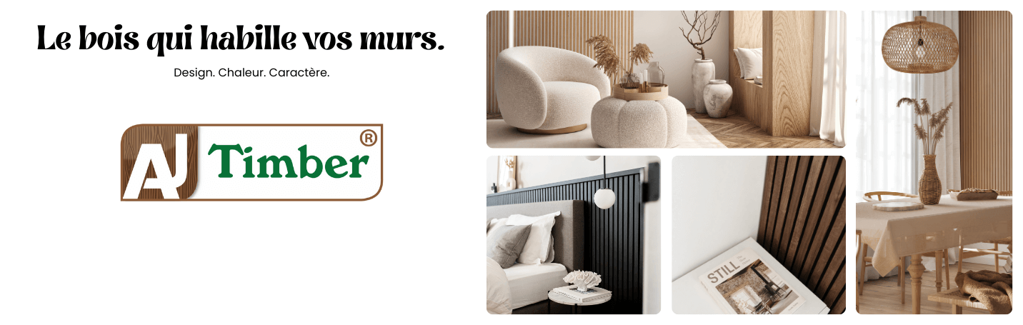 Marque AJ TIMBER Panneaux muraux décoratifs