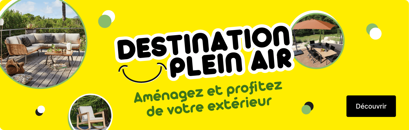 Envie d’embellir votre extérieur ? découvrez notre sélection plein air