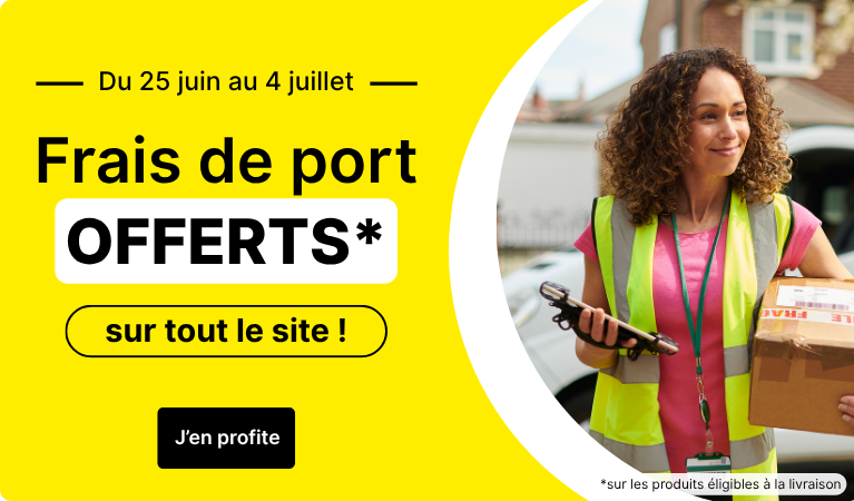 Livraison offerte sur tout le site