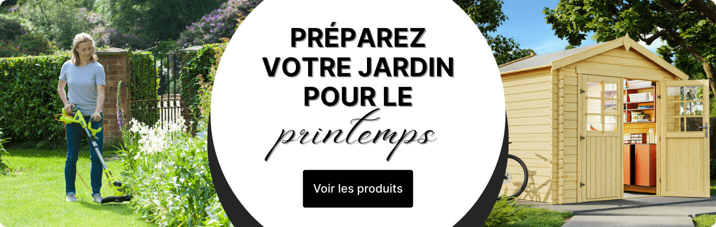 Découvrez notre gamme pour préparer votre extérieur pour le printemps !
