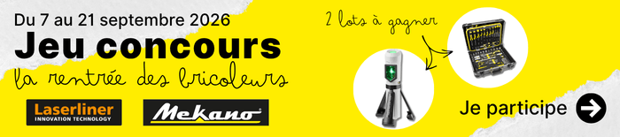 je joue pour tenter de gagner un laser ou mallette d'outils