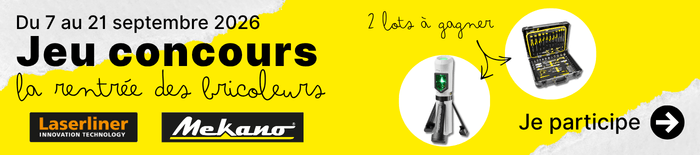 je joue pour tenter de gagner un laser ou mallette d'outils