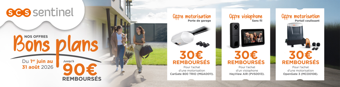 Offre de remboursement SCS Sentinel