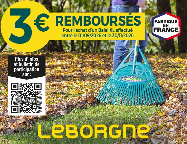 Offre de remboursement Leborgne automne