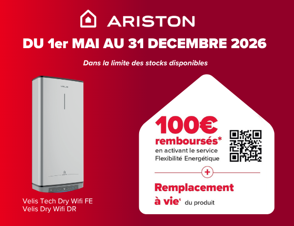 Offre de remboursement Ariston