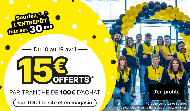 op&eacute;ration l'entrep&ocirc;t f&ecirc;te ses 30 ans - AVRIL 2026