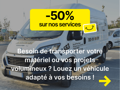 Location de véhicules & service de livraison par camion grue -50% en magasin - offre anniversaire 30 ans