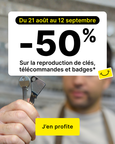 reproduction de cl&eacute;s, t&eacute;l&eacute;commandes, badges
