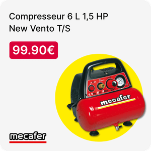 Compresseur 6 L 1,5 HP New Vento T/S - MECAFER