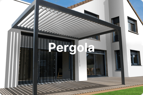 Pergola murale et autoportante