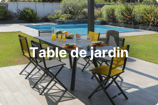 Table de jardin